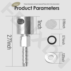 5/16" Barb Remote Mount Vent Valve for Fuel Tanks - 19-174 Durable Detachable Vent Valve with Easy Installation