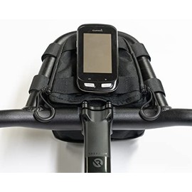 REDSHIFT Bike Computer Mount for Kitchen Sink Handlebar Bag - Compatible with Garmin GPS Bike Computers
