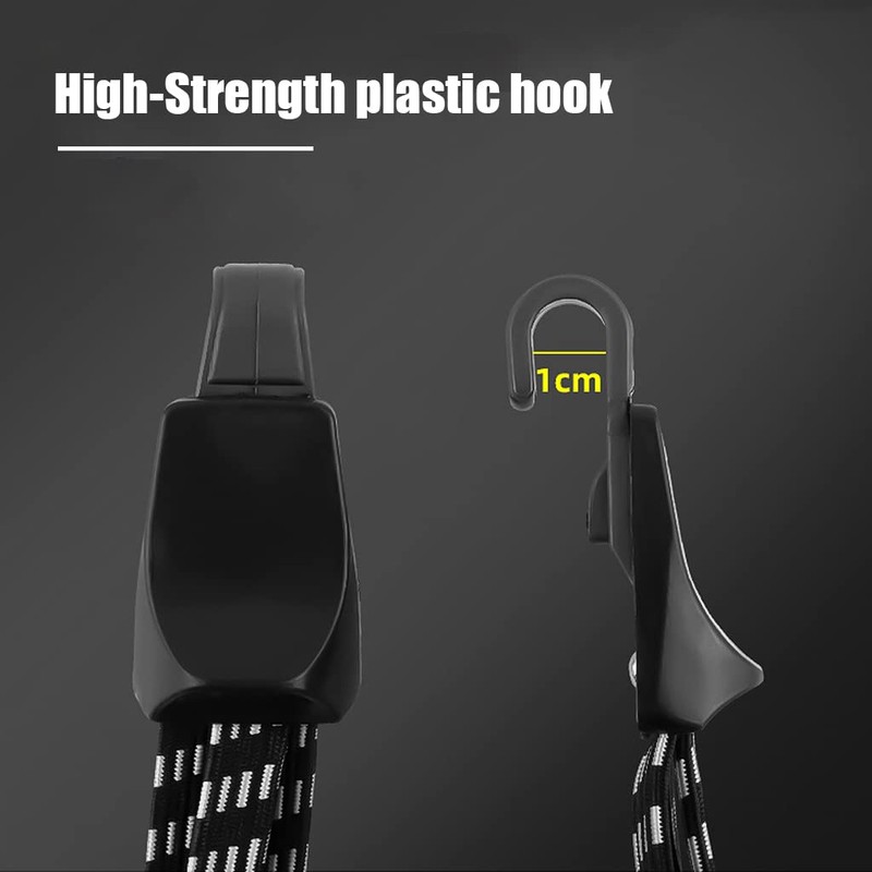 2 Pcs Bike Bungee Cords 3 in 1 Strap Rope