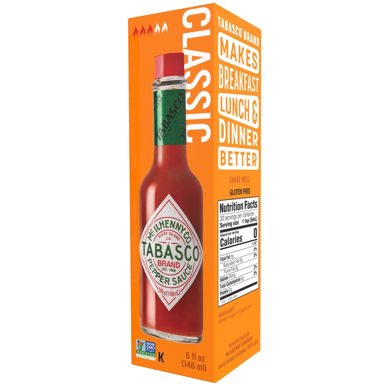 TABASCO® Brand Original Red Pepper Sauce, 5 oz (Pack of