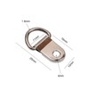 Picture Frame Wall Hooks, D-Ring Hangers Photo Hanging with Screws,