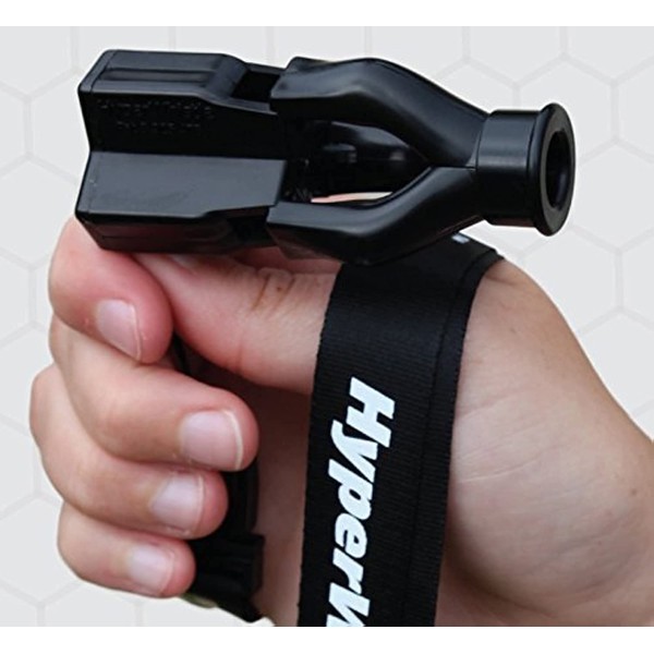 HyperWhistle The Original Worlds Loudest Whistle up to 142db Loud, Very Long Range, for Referee, Coaches, Instructors, Sports, Teachers, Life Guard, Self Defense, Survival, Emergency uses (Black)