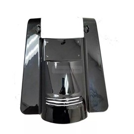 Bagger Brothers Vivid Black Tall Angled ABS Fender Extension 2009-2019 Harley