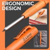 Nicpro CP3000 Carpenter Pencil with Sharpener, 2.8mm Mechanical Pencils with