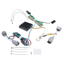 A-Premium 4-Pin Trailer Wiring Harness Compatible with Select Toyota Models - Tacoma 2005-2015, T100 1993-1998, Pickup, 4-Way Flat Trailer Hitch Wiring Harness