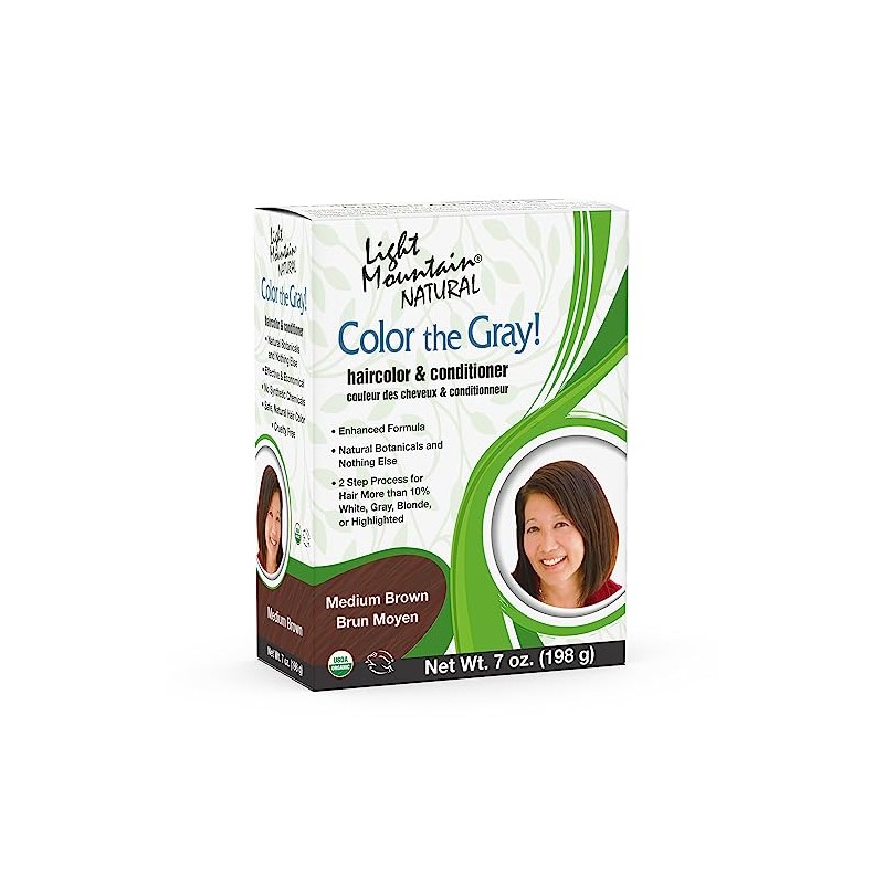 Pack of 1 x Light Mountain Color Medium Brown -