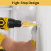Spendeal 3-Piece Step Drill Bit Set, Hex Shank Quick Change