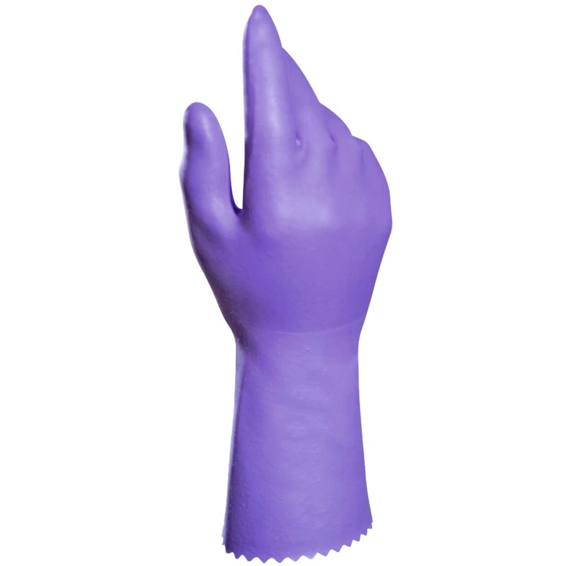 SPONTEX Extra Comfort Premium Household Gloves with Soft Textile Lining,