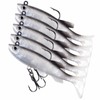 5 Pcs Sea Fishing Tackle Bionic Fish Hook Fishing Lures