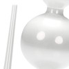 Com-four® Christmas Tree Topper, Real Glass Christmas Tree Topper for