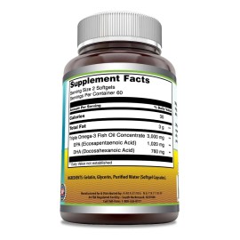 Aceite De Pescado Triple Fuerza Premium 120 Caps Americano Sabor Sin Sabor