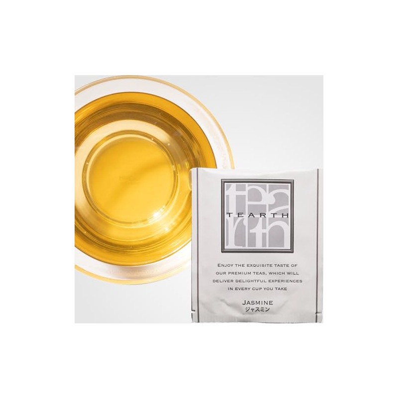 TEARTH Jasmine Tea Bags, Individually Packaged, 28 Bags