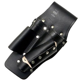 Tobiichi LX-23 TB-1 TOBIICHI Heavy Duty Black Leather Sheet Metal Case / Slush Japanese Cowhide Leather Specs Sheet Metal Shears Sheet Metal Hammer Grip Tsukami Leather Tool Holder Genuine Leather