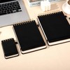 Yoment Top Spiral Notebook Leather Steno Pads 240 Pages Spiral