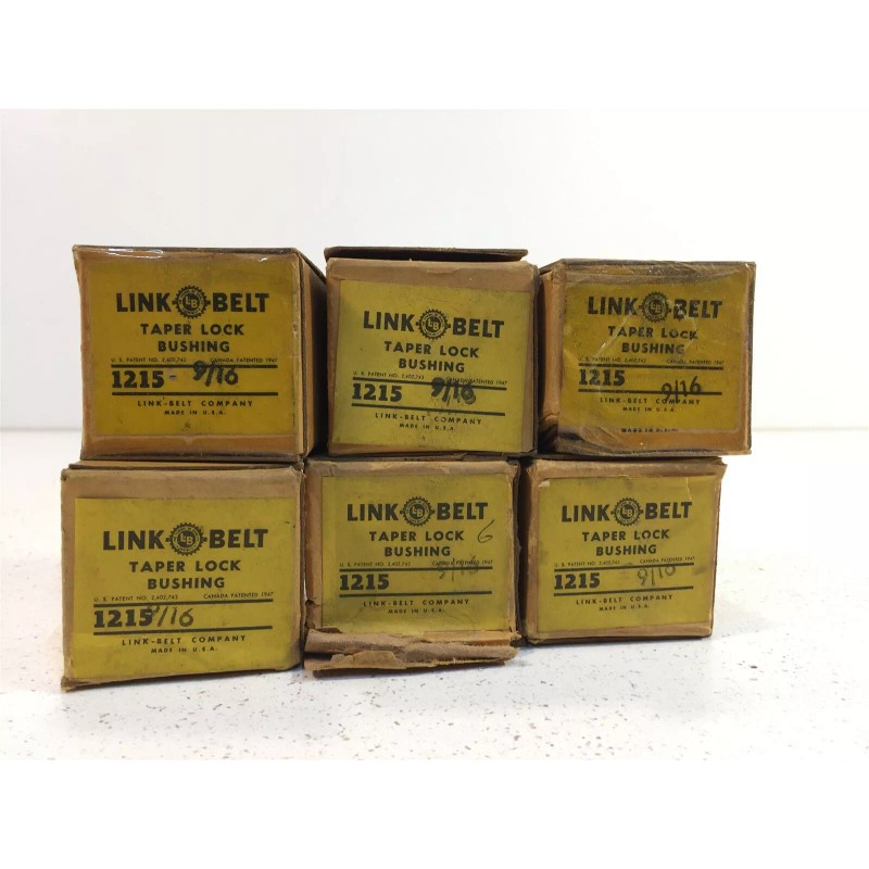LinkBelt Taper Lock Bushing 1215 9/16" Bore - New Old