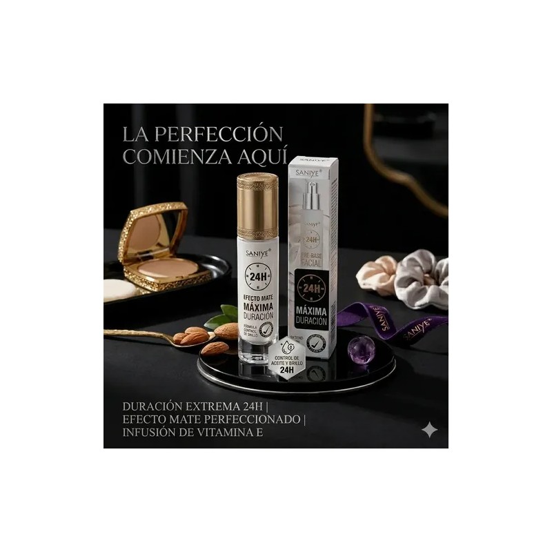 Primer Saniye en Gel para Rostro de Larga Duración y