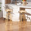 Vogue Furniture Direct Gold Bar Stools Set of 2, Adjustable