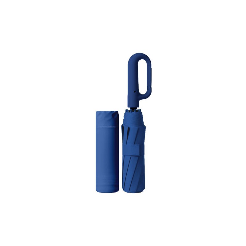 Carabiner 3-Fold Automatic Umbrella UV Block with Blackout Canopy