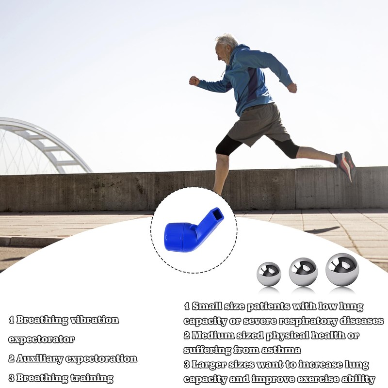 Breathing Trainer, Lung Trainer, Natural Slime Removal: HOMURY Breathing Device