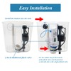 Goddessmoon Universal Dual Flush Valve Kit with Water-Saving Valve, Electroplated