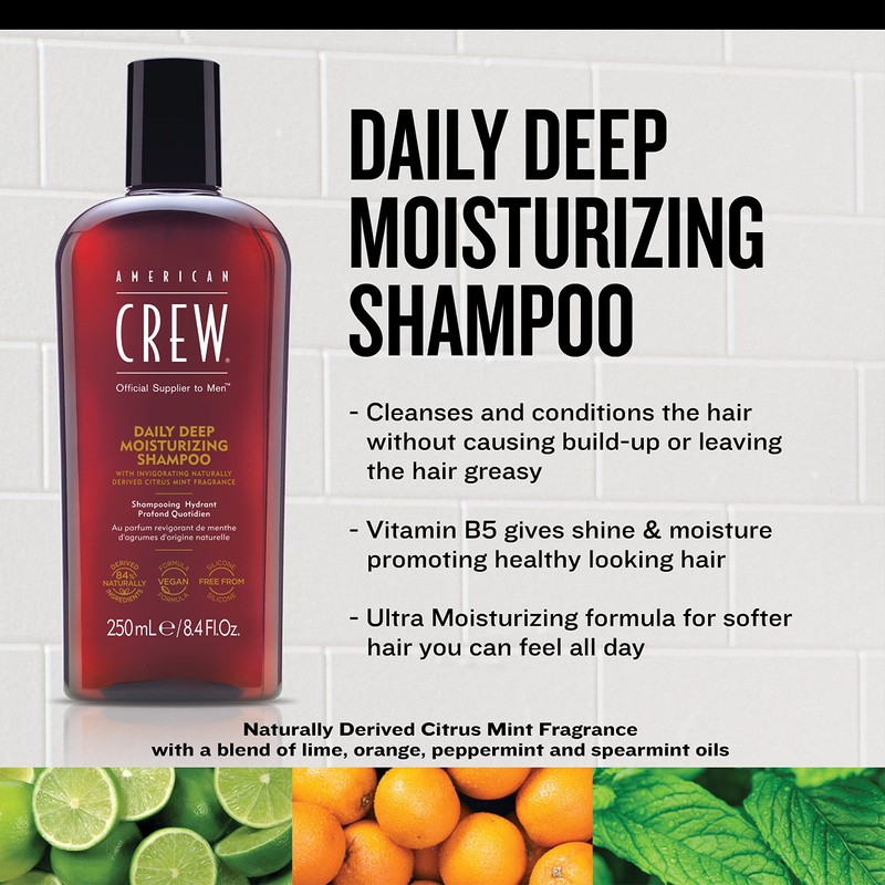 Shampoo Hydratant profond quotidien Daily Deep Moisturising American Crew 450