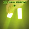 GHPKOTW 30 Reflektierende Aufkleber, Selbstklebend Reflektorband, Hohe Sichtbarkeit, Wasserdicht, Für