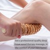 Mikako Curved Wood Therapy Massage Roller for Waist and Thigh,