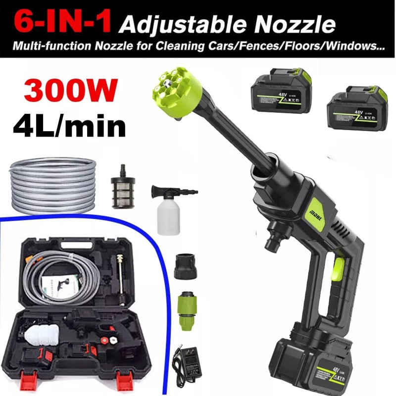 High Pressure Wireless Washer Gun Car Washing Machine Water Car