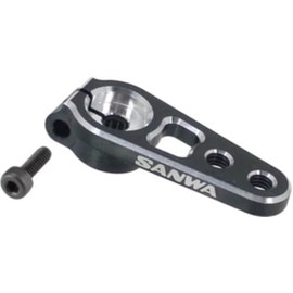 SANWA Aluminum Servo Horn 1 pcs BLACK 107A54261B
