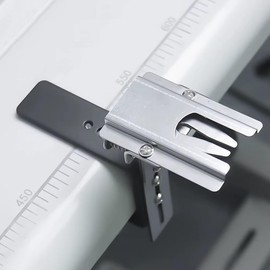 Profi - Zip Schieber Zippereinfädler, Reißverschluss Einfädler, Endlos Reißverschluss Einfädelhilfe, für Tischplatten bis max. 6 cm