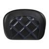 Stitching Passenger Sissy Bar Backrest Pad For Harley Touring Road