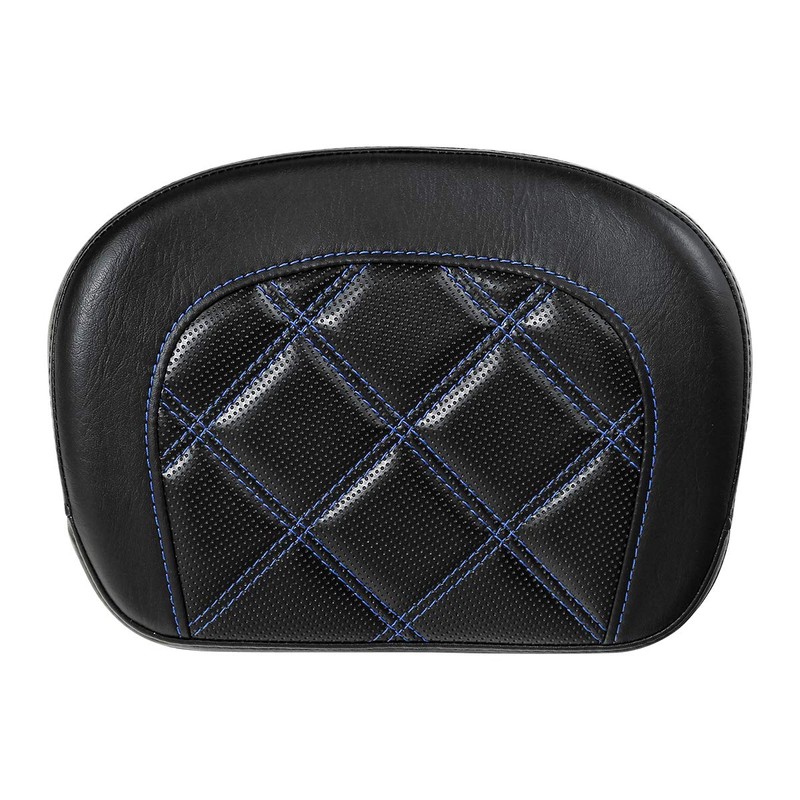 Stitching Passenger Sissy Bar Backrest Pad For Harley Touring Road