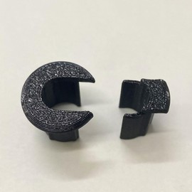 FANRTE 1/2" Wall Hole Cable Feed Through Bushing Cable Grommet for Various Cables(Coax Coaxial Cable/Network Cable/CCTV Cable) with a Diameter Less Than 8 mm Without connectors,2 Pack