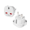 OcioDual UK to European Plug Adapter, Travel Plug Adapter, Type