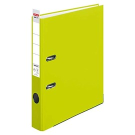 Herlitz Herlitz Ordner maX.file protect A4, Rückenbreite 5 cm, neon-grün, 1 Stück