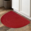 Echaprey Half Round Non-Slip Kitchen Bathroom Toilet Doormat Floor Rug
