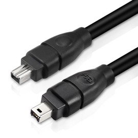 MEIRIYFA FireWire 4 Pin to 4 Pin Cable Male to Male IEEE 1394B 400 to 400 Cord DV iLink Cable for Laptop PC to Camcorder - 1.8M