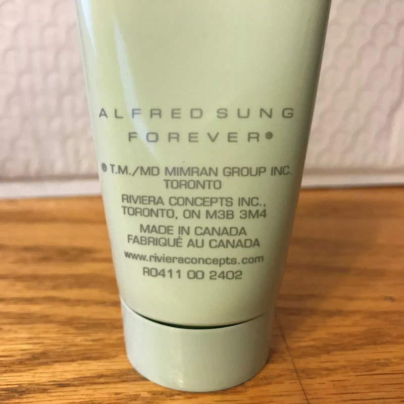Alfred Sung Forever Maximum Performance Body Cream 2.6oz 75 ML