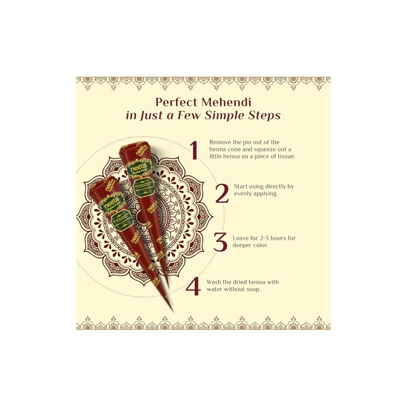 Neeta Ready-to-Use Henna Paste for Hair – Herbal Henna-Based Formula