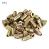 50-Piece M6 Zinc Alloy Hex Socket Insert Nuts Kit –