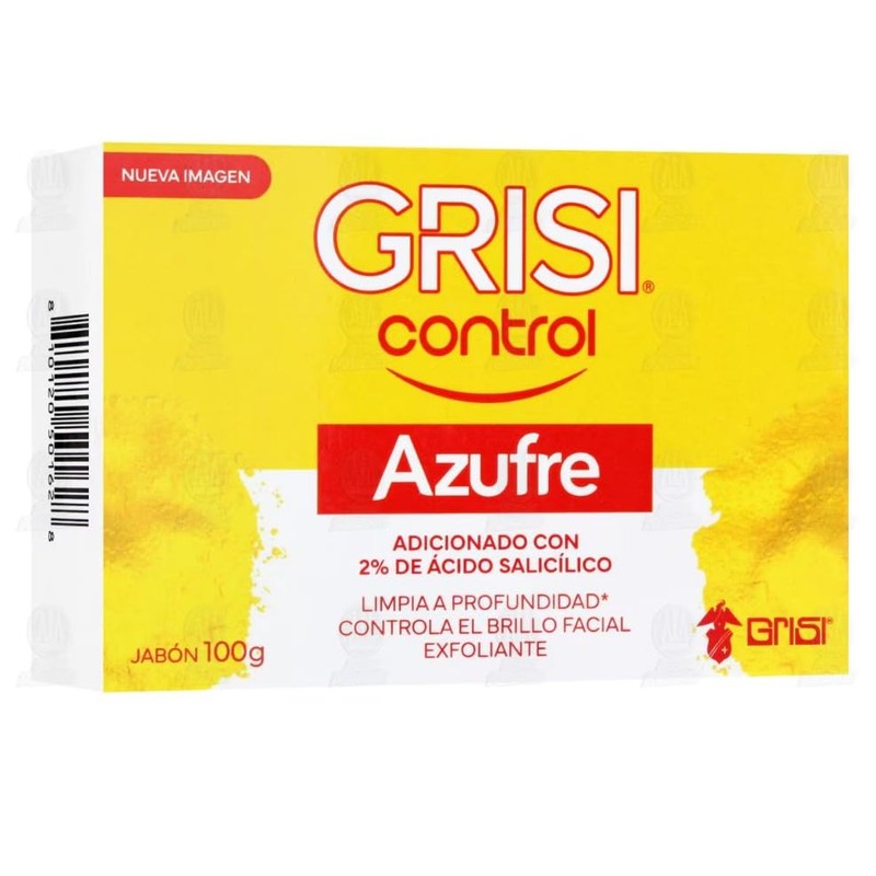 Jabón Azufre Grisi Control Ácido Salicílico 100