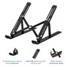 Ergonomic Aluminum Laptop Stand – 7-Level Adjustable Riser for Desk,