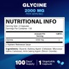 Vitamatic Glycine Supplement, 2000mg Per Serving, 300 Count, Non-GMO, Gluten