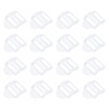 sourcing map 16Pcs Plastic Ladder Slider, 1" (25mm) White Adjustable