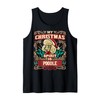 Poodle My Christmas Spirit Dog Santa Claus Elf Reindeer Tank