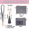 Women Slim RFID Card Case Holder Wristlet Zip ID Case