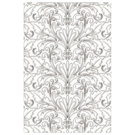 Sizzix 3-D Textured Impressions Embossing Folder Art Nouveau, 665293