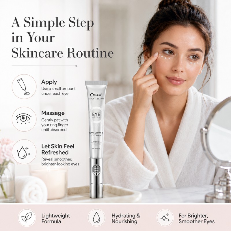 Electric Massage Eye Cream for Dark Circles – Hyaluronic Acid