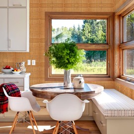 Mijaro 5 Sheets Peel and Stick Silver Square Flat Mirror Mosaic Tiles for Kitchen Backsplash and Bathroom Wall