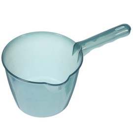 Kichvoe Plastic Water Ladle, Bath Ladle Dippers Water Scoop Bathroom Water Scoop Cup Livestock Feeding Ladle Scoop Blue